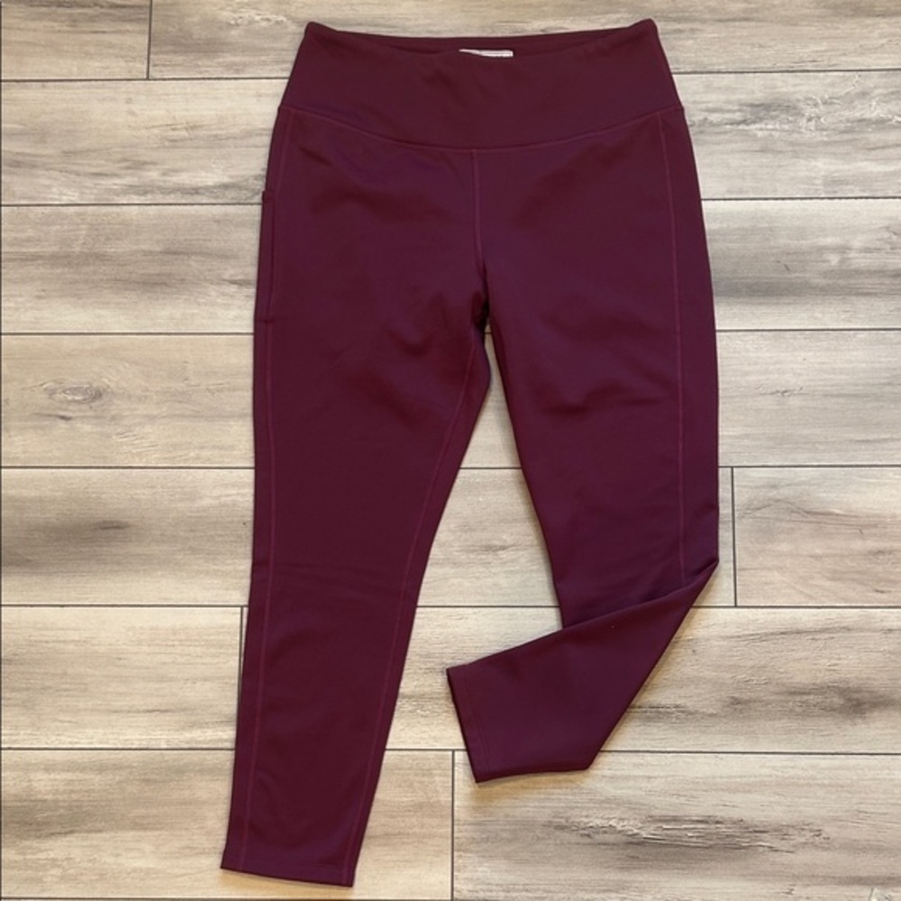 Stoic plum purple full length leggings pants size XL